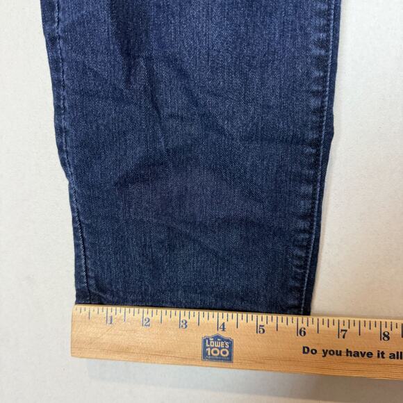 Made And Loved Loft Jeans Womens 18/34 Blue Denim Stretch High-Rise Skinny Leg - Picture 12 of 15